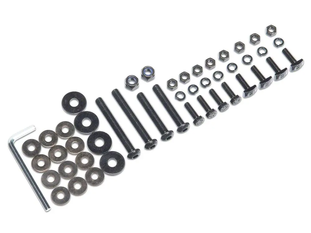 Barricade Replacement Roof Rack Traction Board Mount Hardware Kit For J163318 Only (18-25 Jeep Wrangler Jl) 2
