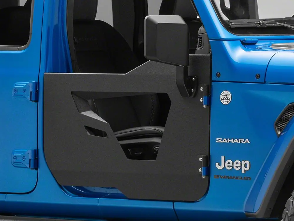 Barricade HDP Series Steel Front Doors with Mirrors for 2018–2025 Jeep Wrangler JL
