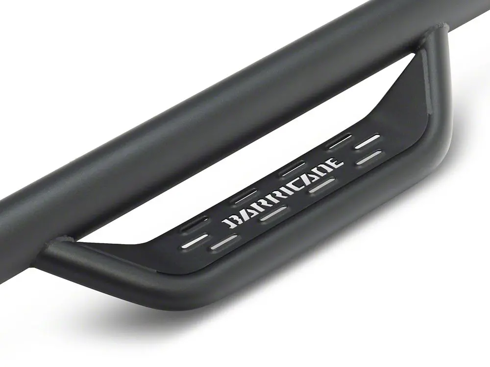 Barricade Tubular Drop Steps; Fine Textured Black (18-25 Jeep Wrangler Jl 2-Door) 2