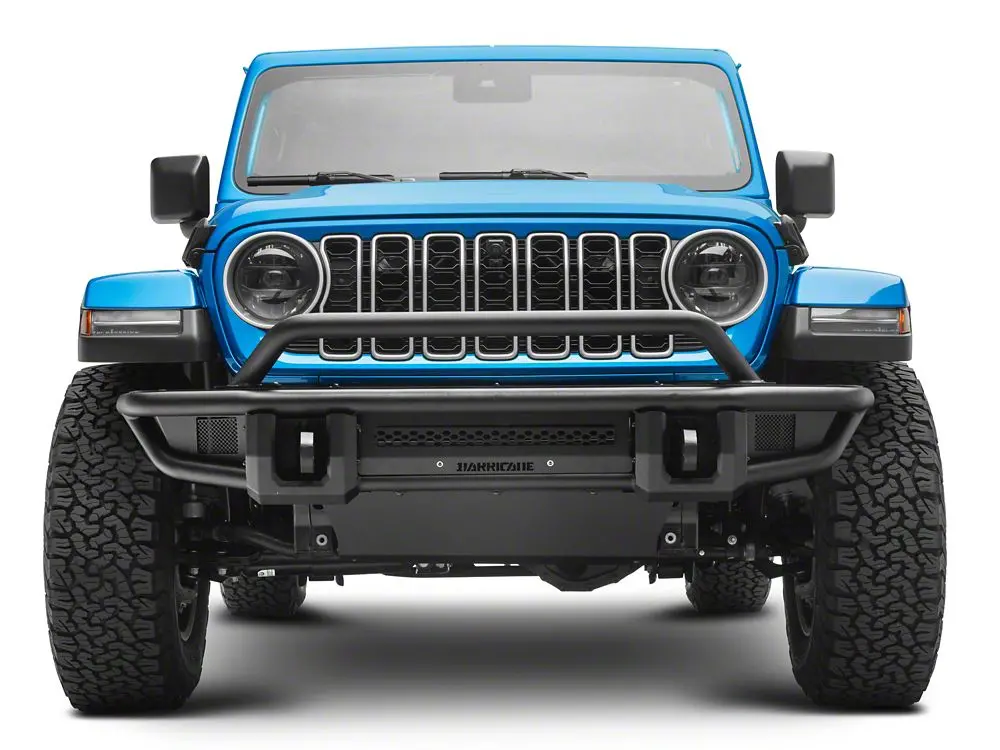 Barricade HD4 Tubular Front Bumper Skid Plate – Fits JK & JL Wranglers (2007–2025)