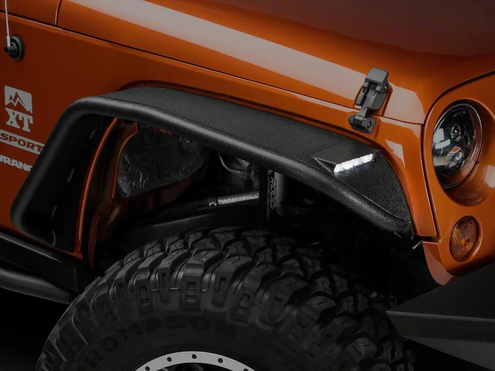 Barricade Trail Force Hd Front Bumper With Tubular Fender Flares (07-18 Jeep Wrangler Jk) 2