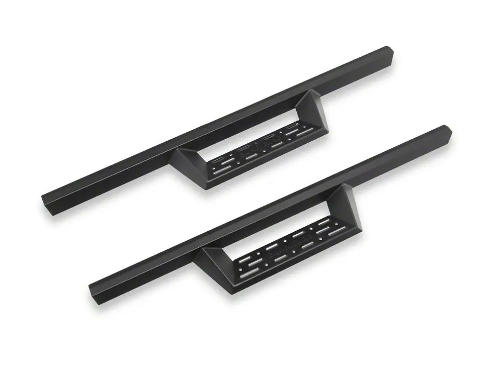 Barricade Canyon Drop Steps – Textured Black for 2007–2018 Jeep Wrangler JK 2-Door