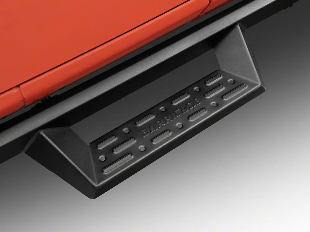 Barricade Canyon Drop Steps; Textured Black (18-25 Jeep Wrangler Jl 2-Door) 2