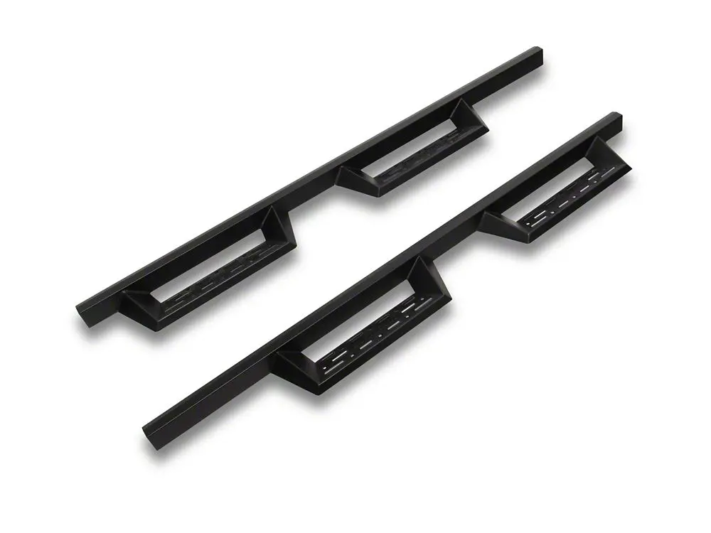 Barricade Canyon Drop Steps – Textured Black for 2018–2025 Jeep Wrangler JL 4-Door