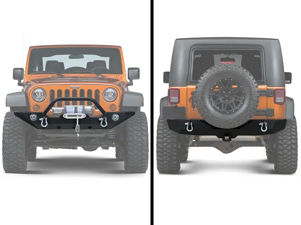 Barricade Trail Force HD Front and Rear Bumpers for 2007–2018 Jeep Wrangler JK