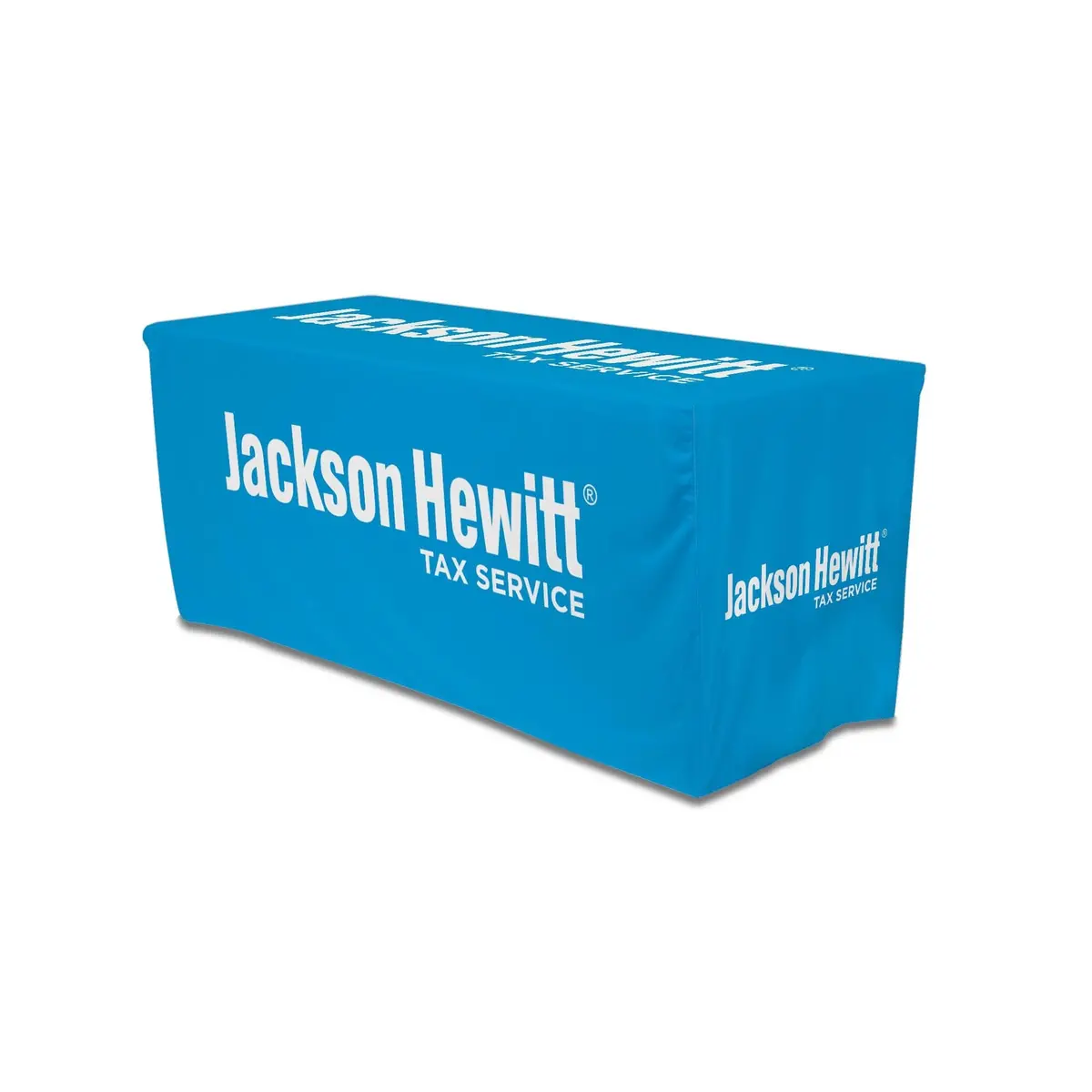 Jackson Hewitt Blue Fitted Tablecloth - 6Ft 1