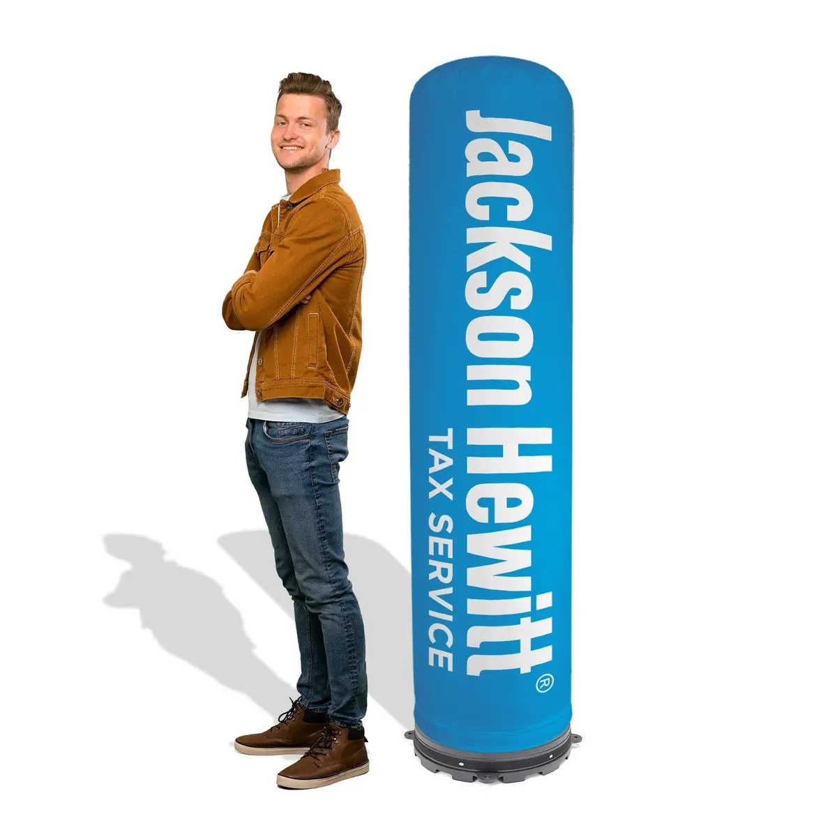 6Ft Jackson Hewitt Inflatable Led Pillar 1