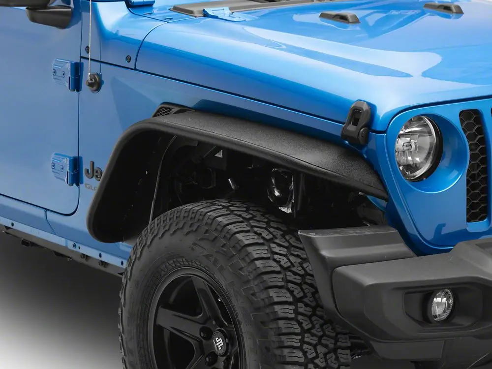 Barricade Armor Front Fender Flares – Heavy-Gauge Steel Protection (2020–2025 Jeep Gladiator JT)