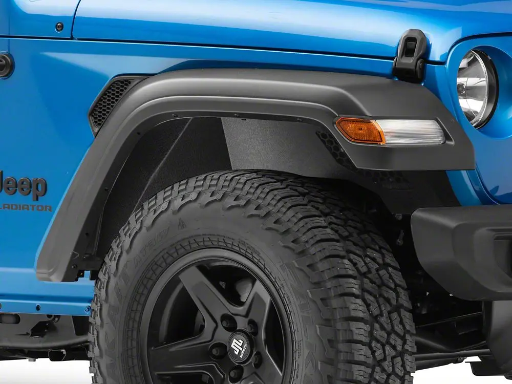 Barricade Lightweight Aluminum Front Inner Fender Liners – Corrosion-Resistant (2020–2025 Jeep Gladiator JT)