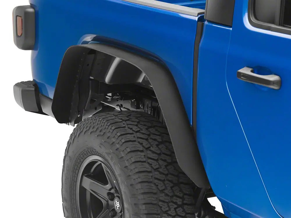 Barricade Heavy-Duty Flat Rear Fender Flares for 2020–2025 Jeep Gladiator JT