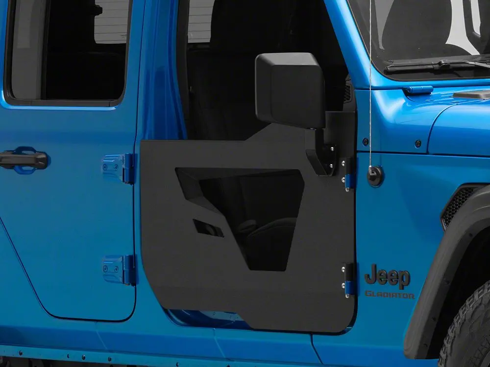 Barricade HDP Series Heavy-Duty Sheet Metal Front Doors with Mirror Mounts for 2020–2025 Jeep Gladiator JT