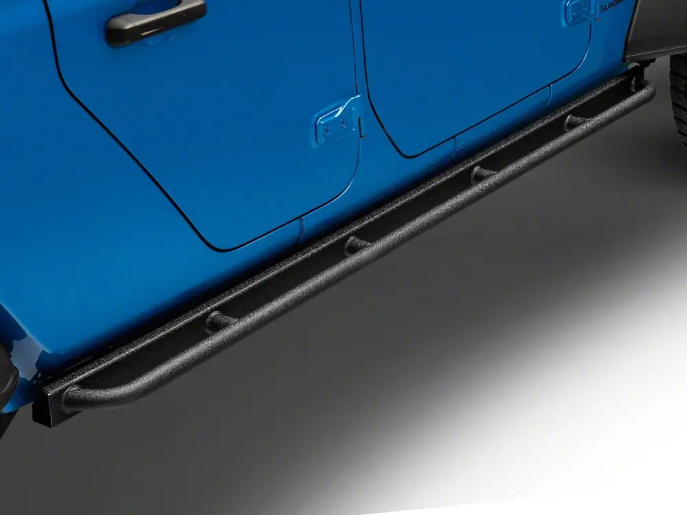 Barricade Enhanced Rubicon-Specific Side Rails – Textured Black Finish for 2020–2025 Jeep Gladiator JT