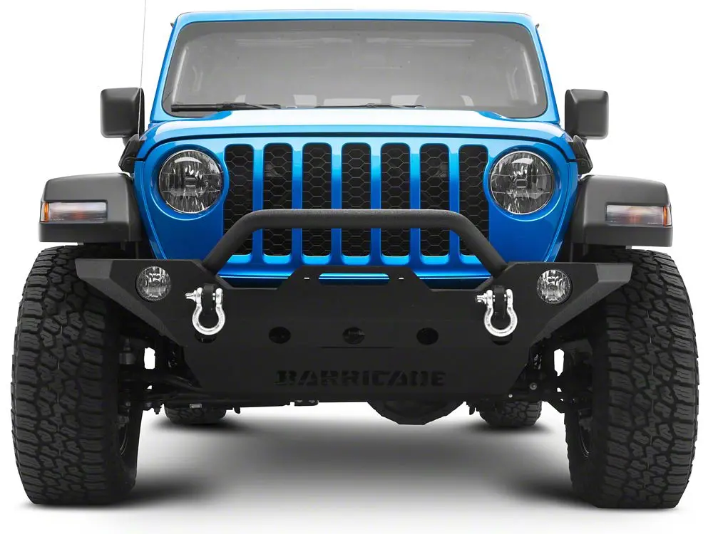 Barricade Branded Skid Plate for Trail Force HD Front Bumper — Jeep Gladiator JT (2020–2025)