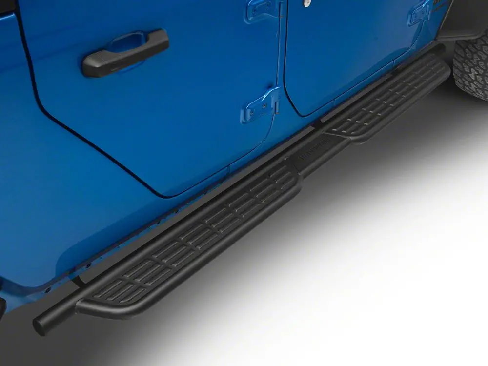 Barricade Formed HD Running Boards — Textured Black — Jeep Gladiator JT (2020–2025)