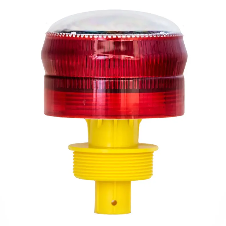 Jw100 Red Solar Powered Flashing Airport Led Barricade Lights 1