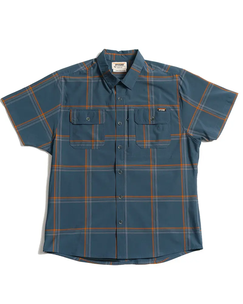 Jack Knife Ss Shirt - Dk Gray Blue 1