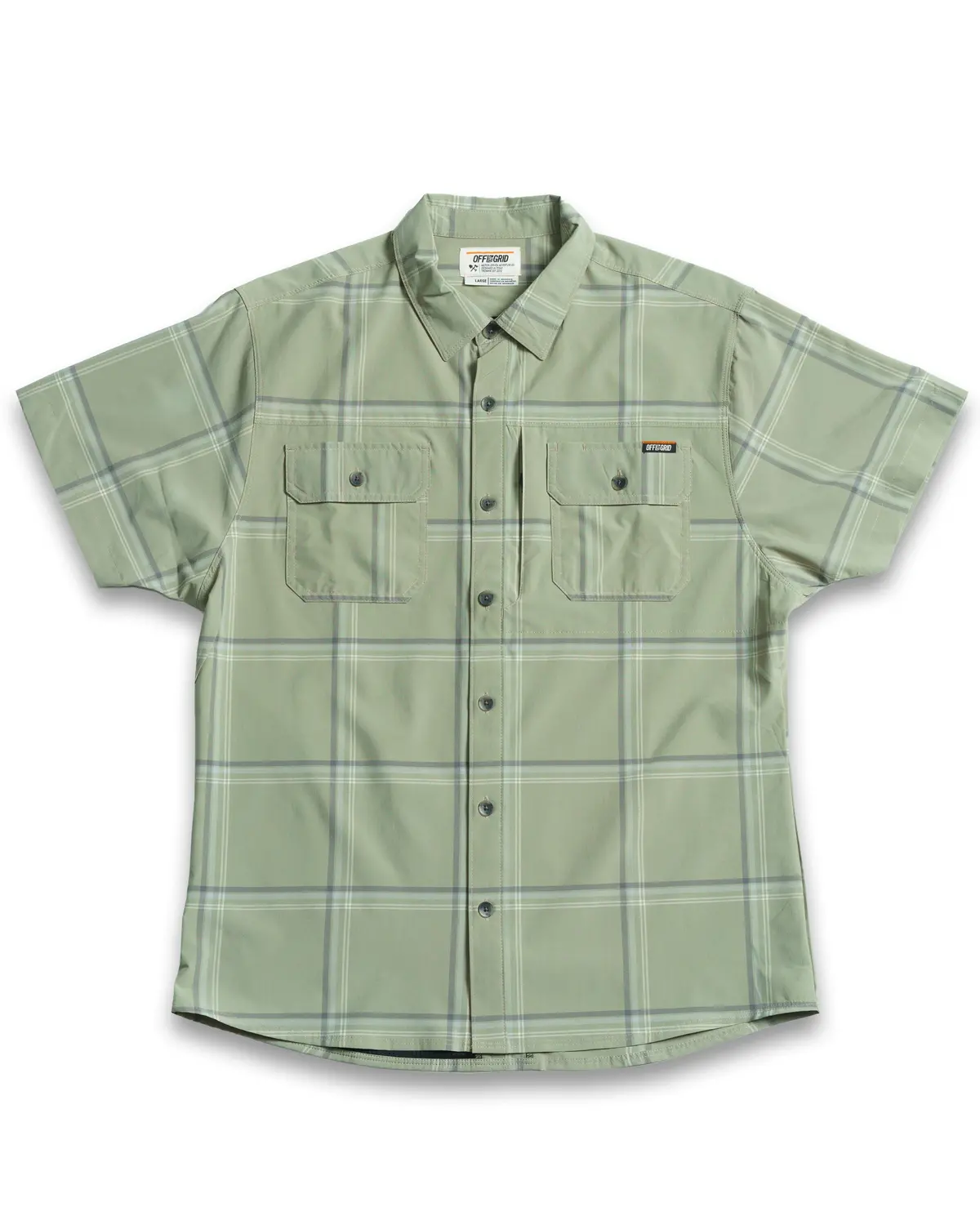 Jack Knife Ss Shirt - Sage Green 1