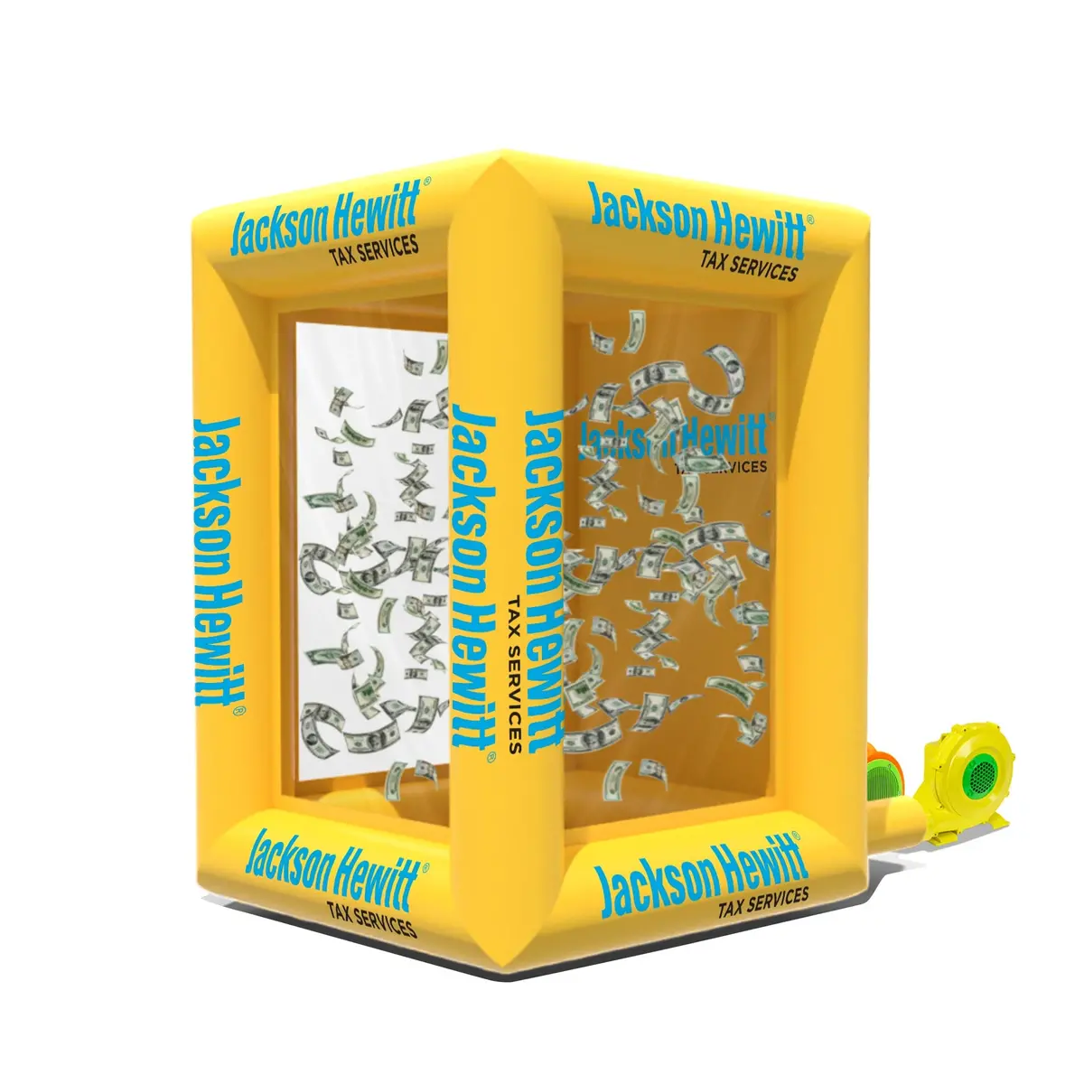 Jackson Hewitt Inflatable Cash Grab Machine 1