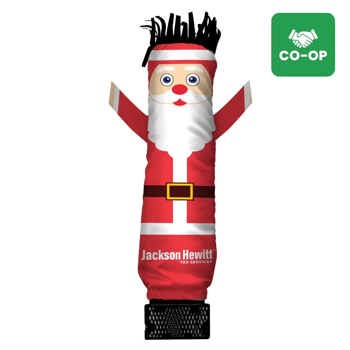 Jackson Hewitt Mini Santa Air Dancers® Inflatable Tube Man 1
