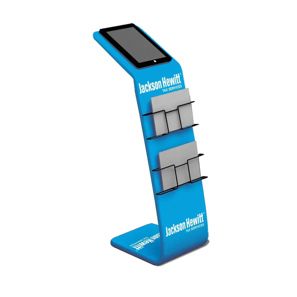 Jackson Hewitt Tablet & Literature Stand 1