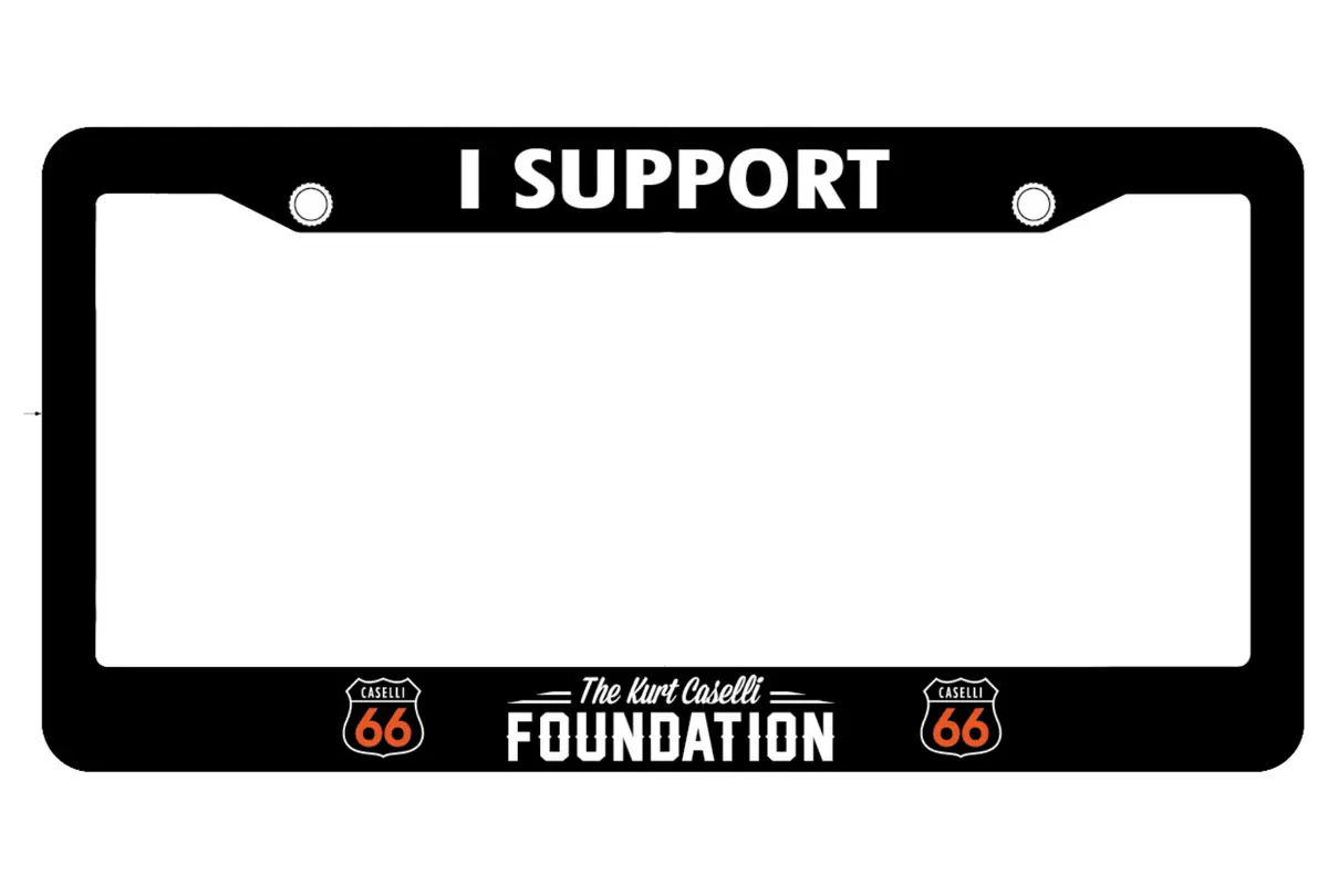Kc66 Foundation License Plate Frame 1