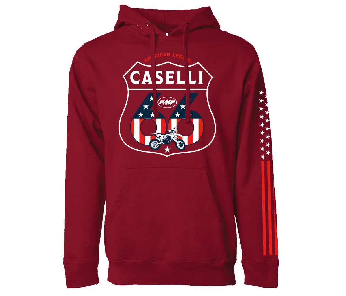 Worldwide Pullover Hoody (Red) 1