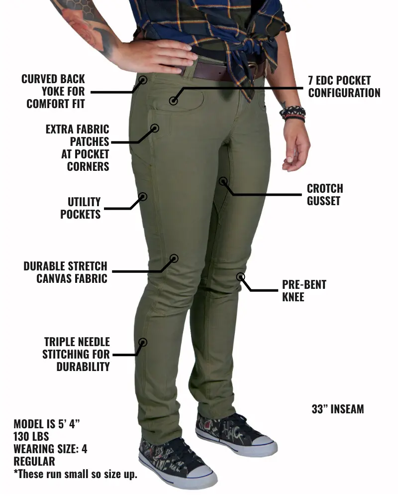 Kestral Women's Pant - Dark Olive 3
