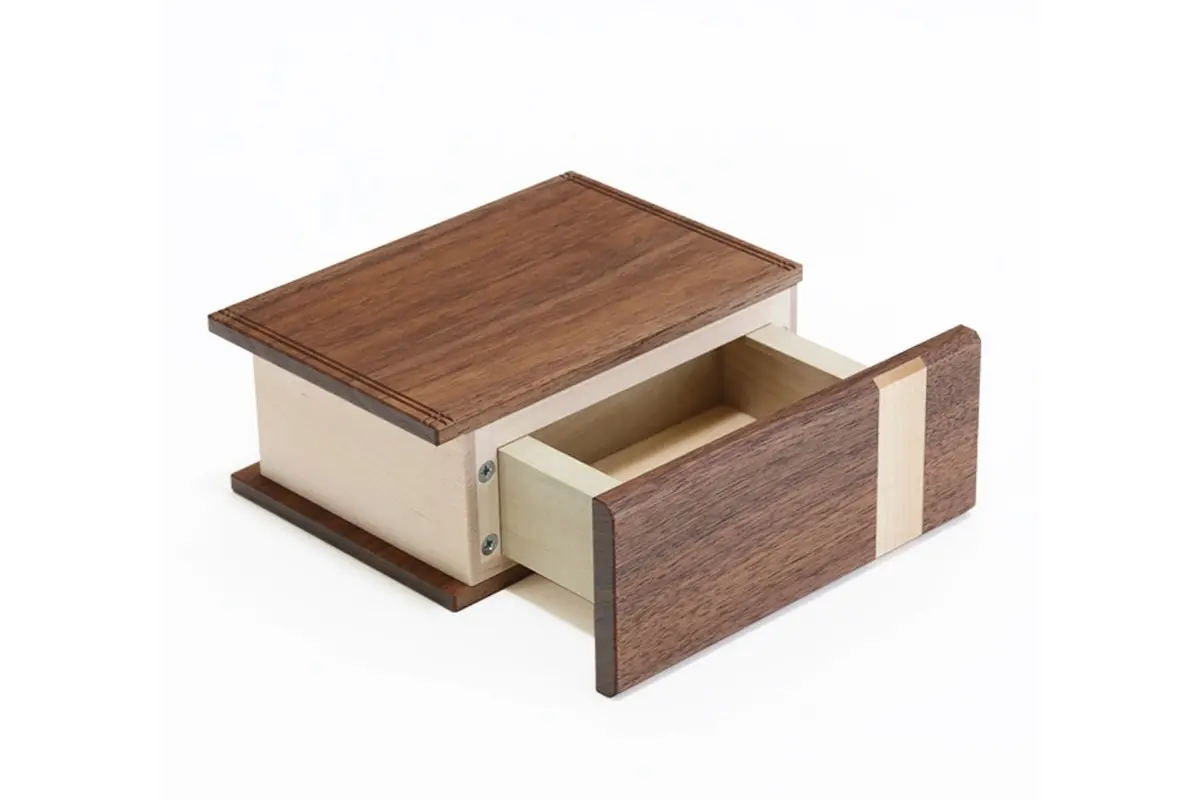 Karakuri Book Puzzle Box – Hidden Drawer Brain Teaser 2