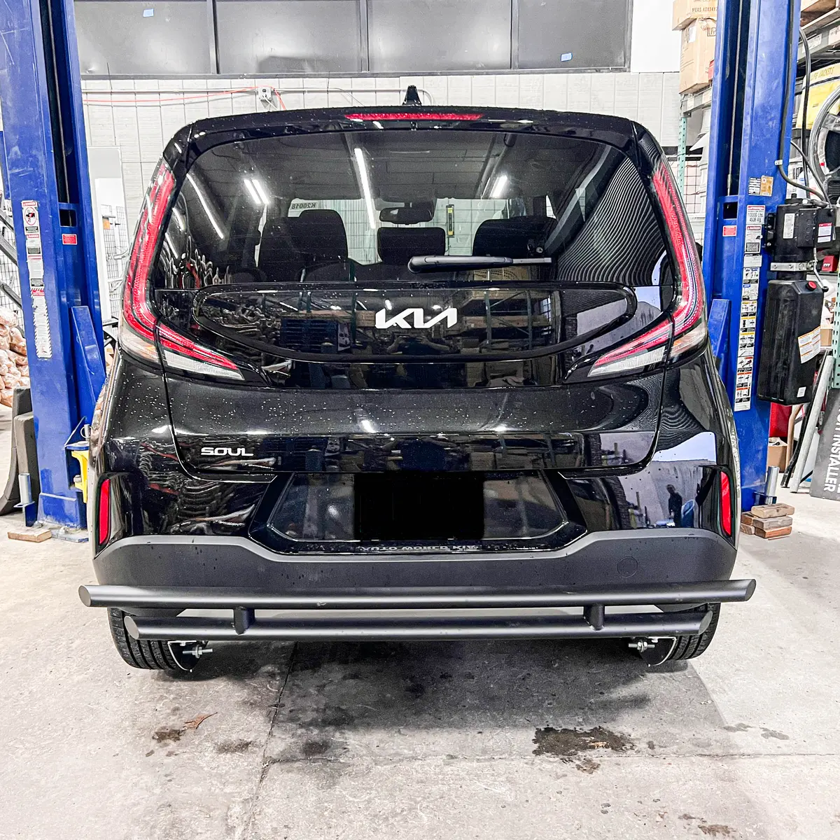 Rear Double Layer (Dl15) Bumper Guard Fits Kia Soul 2020-2025 1