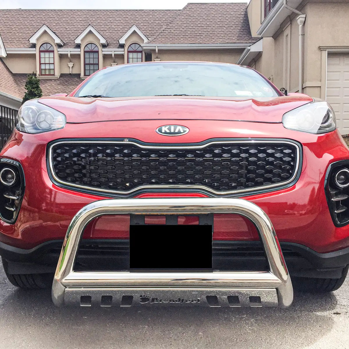 Front Bull Bar With Skid Plate (Dw306) Bumper Guard Fits Kia Sportage 2016-2021 1