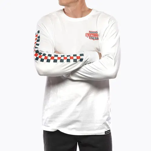 Krest Long Sleeve Tee - White 2