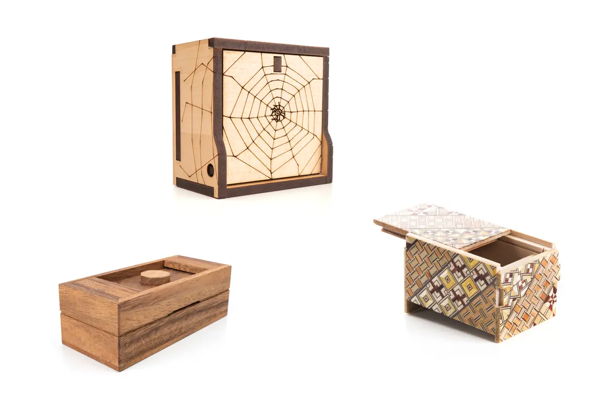 Kubiya Hidden Compartment Puzzle Box Set 1
