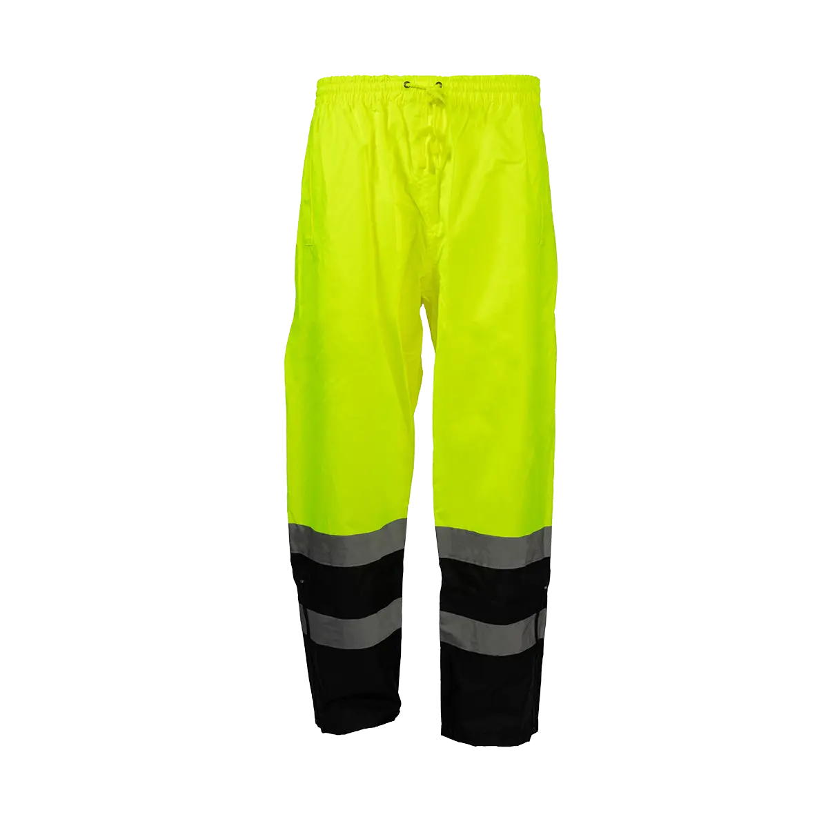 Lbpp-Ce Ansi/Isea 107-2015 Class E Lime/Black Waterproof Rain Draw Strings Pants 1
