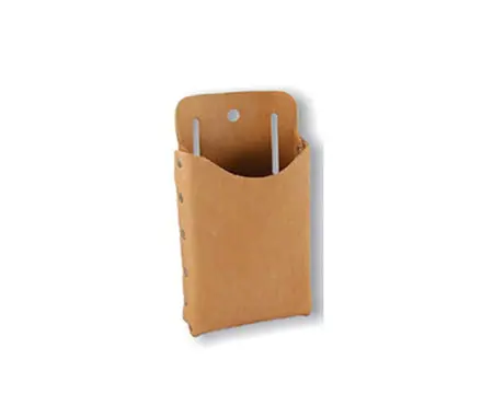 Leather Works - Single Pocket Box-Shaped Tool Pouch 1
