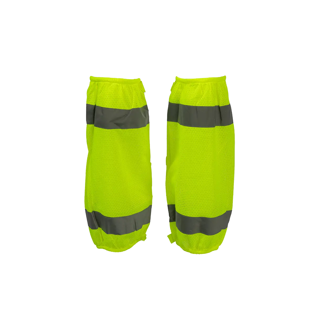Lmg-Ce Ansi Class E Lime Mesh Reflective Leggings/Gaiters With Adjustable Velcro Closures 1