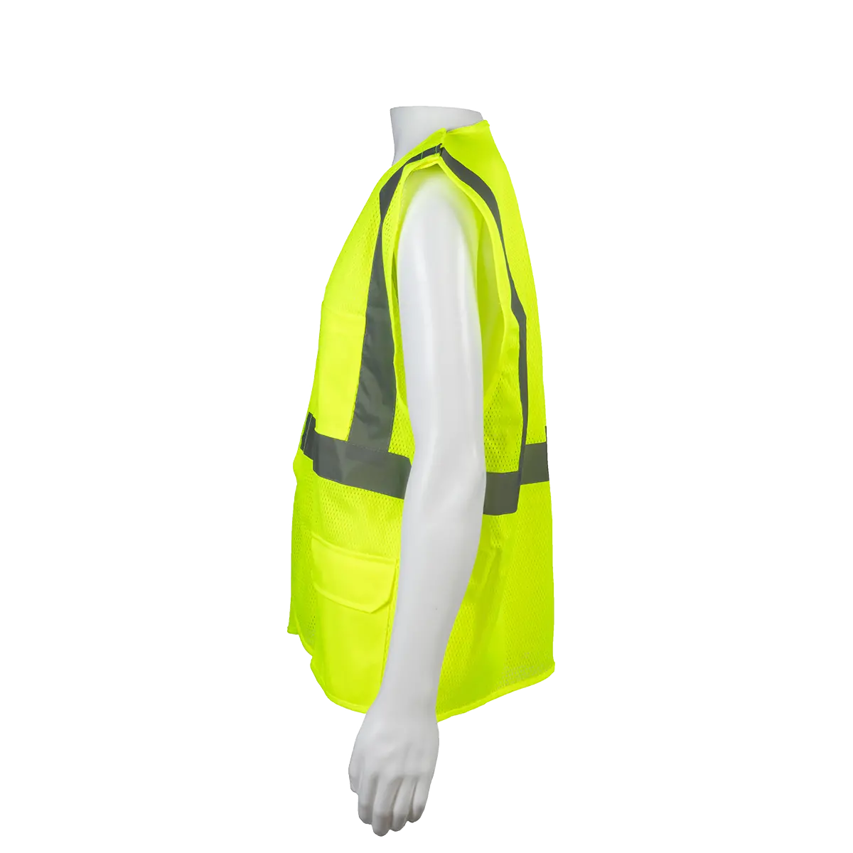 Lvm2/Ovm2-5Pb Ansi 107 Class Ii Mesh Safety Vest 5-Point Break Away 3