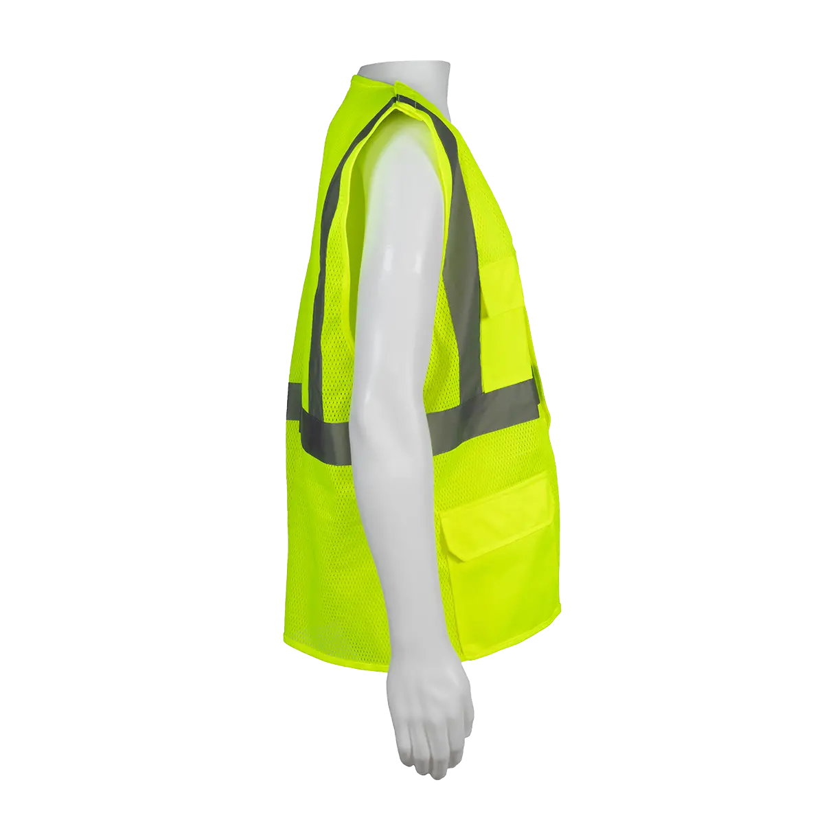 Lvm2/Ovm2-5Pb Ansi 107 Class Ii Mesh Safety Vest 5-Point Break Away 4