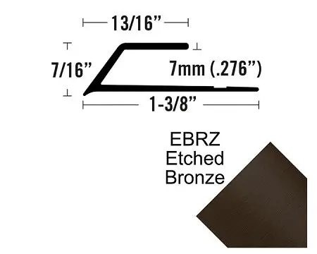 Futura - 7Mm Bevel Cap, Lvt 407 Etched Bronze 1