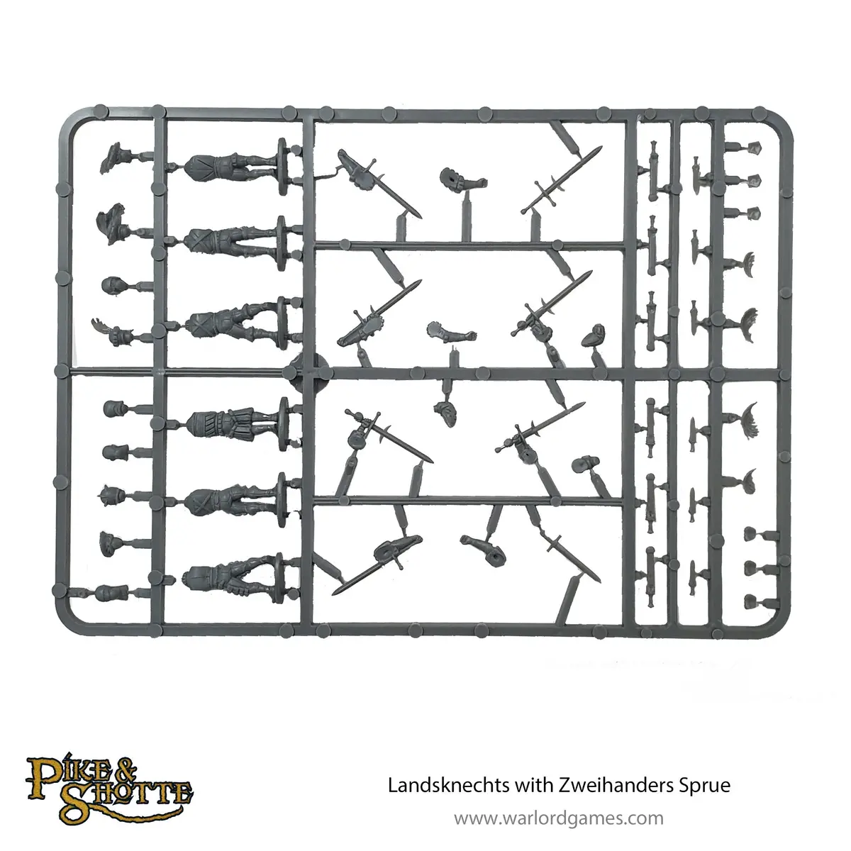 Landsknechts With Zweihanders Sprue 1