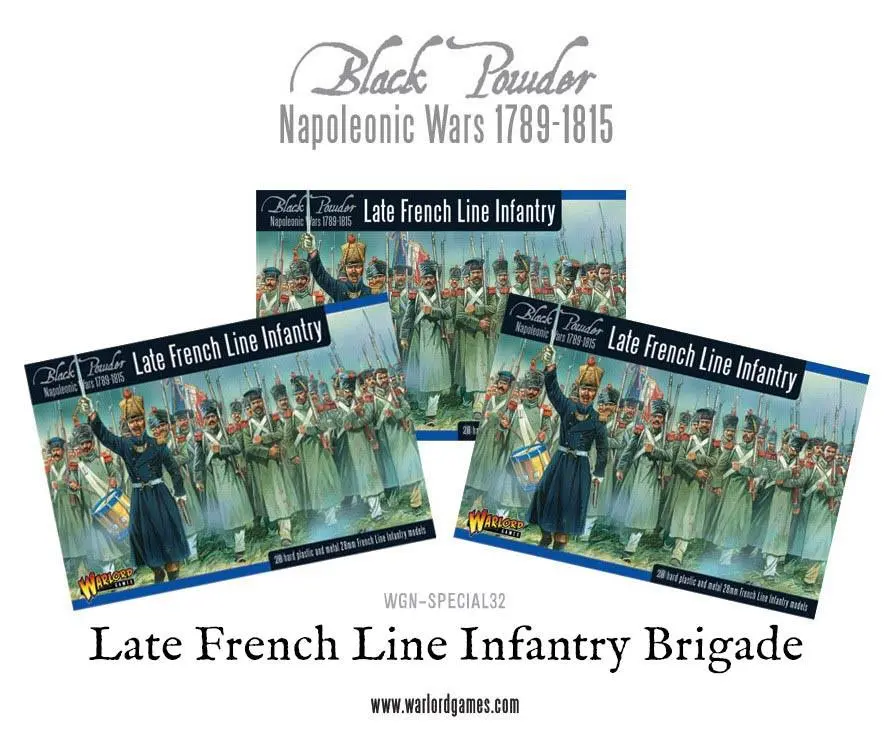 Napoleonic Late French Line Infantry (1812-1815) Brigade 1