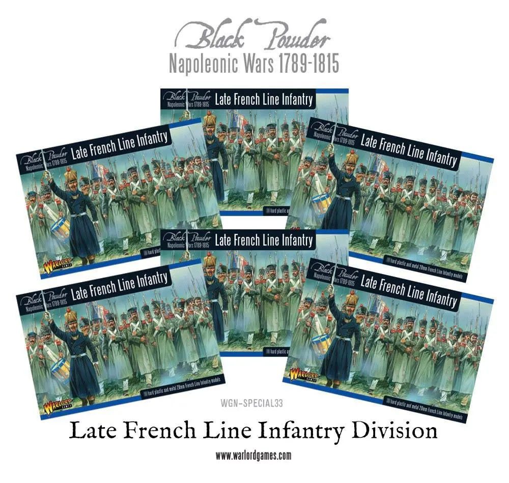 Napoleonic Late French Line Infantry (1812-1815) Division 1