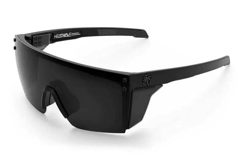 Performance Lazerface Matte Black - Black Polarized Lens 1