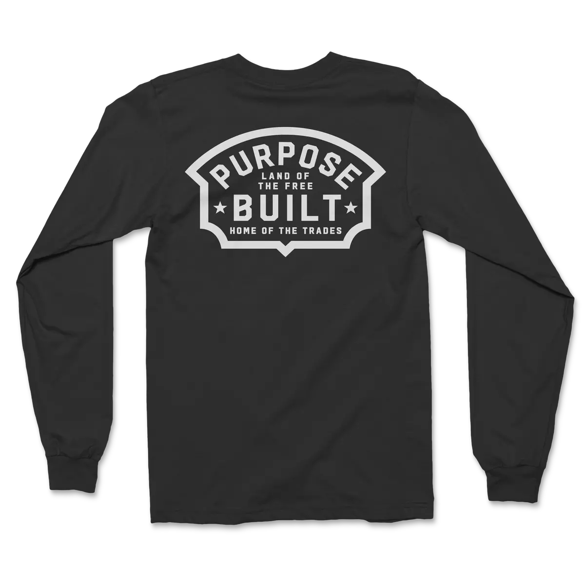 Cadillac Long Sleeve Tee, Jet Black 1