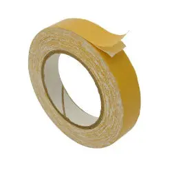 Double Coated Cloth Tape With Permanent Adhesive ~ Yellow Liner | Merco Tape® M100p 1