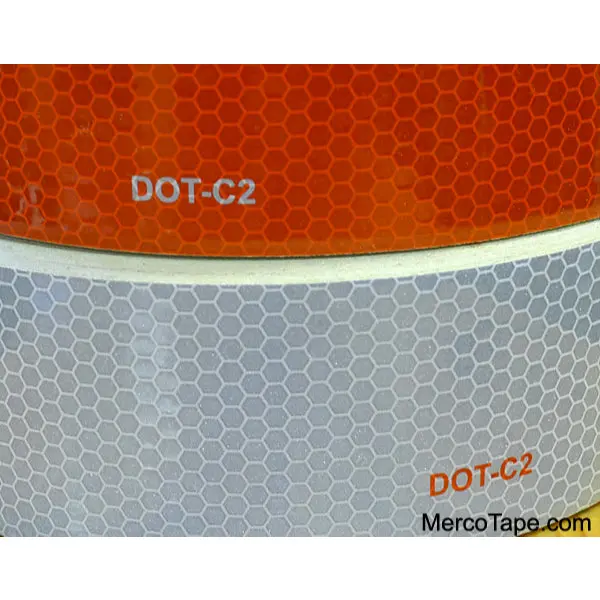 Vehicle Conspicuity Tape ~ Solid Or Stripes In Full Length 150' Rolls | Merco Tape® 1