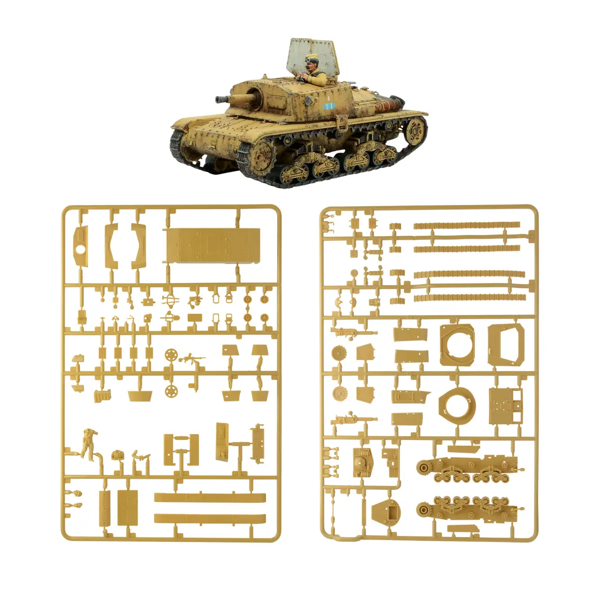 M13/40 & Semovente Plastic  - Frames Only 1
