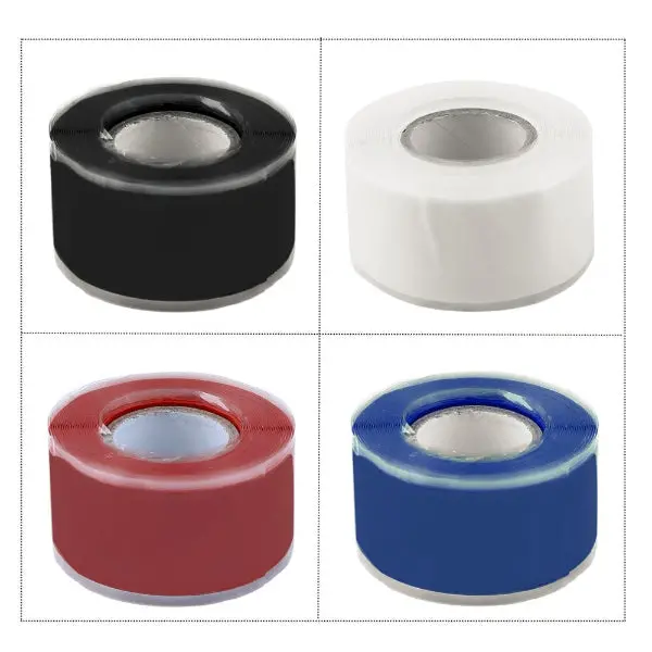 Silicone Splicing Tape | 6 Colors Avail. 1Inch X 30Ft X 20Mil (A Triple Length Roll) | Merco Tape® M160 1