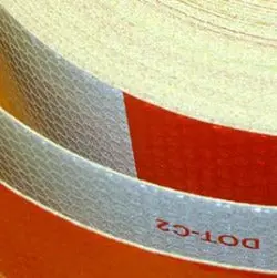 Merco Tape® Vehicle Conspicuity Tape Usa Made Solid Or Striped In Full Length 150Ft Rolls M215 1