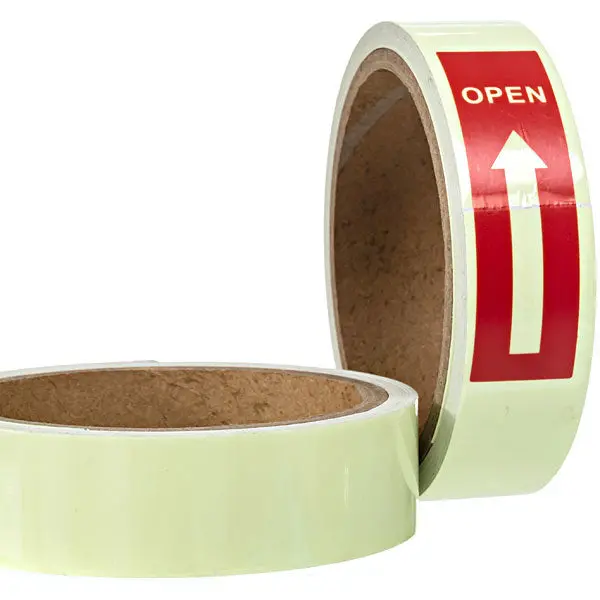 Merco Tape® Safety Grade Photoluminescent Tape - Glows In The Dark! M217 3
