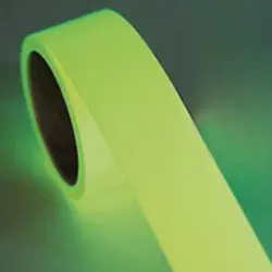 Merco Tape® Safety Grade Photoluminescent Tape - Glows In The Dark! M217 1